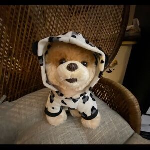 Gund Boo Plush Toy in leopard hoodie